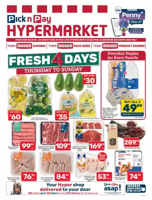 Pick n Pay Hypermarket catalogue (valid until 23-08)
