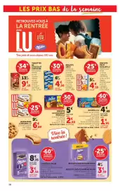 Catalogue Super U page 18: PRINCE Biscuits au chocolat €2,50, NAPOLITAIN L'ORIGINAL LU €6,89