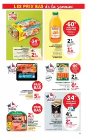 Catalogue Super U page 21: ANDROS Compotes €2,85, Aoste Jambon nature €5,08