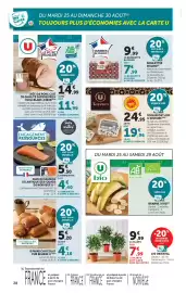 Catalogue Super U page 28: CULTURE DU BLÉ MAÎTRISÉE €4,16, U Saveurs Roquefort AOP €19,96