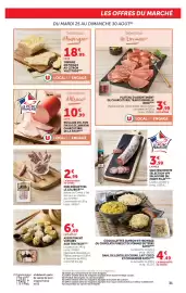 Catalogue Super U page 31: Saucisse Droite €3,99, Charcuterie de la Thur €10,99