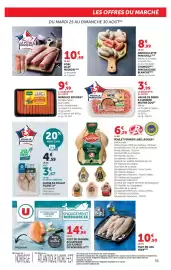 Catalogue Super U page 33: ANDOUILLETTE MINI GRILL €8,99, LE PORC FRANÇAIS PORC FILET MIGNON €10,49