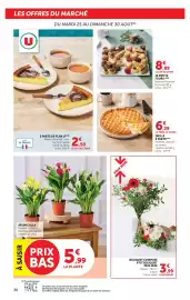 Catalogue Super U page 36: LE BOUQUET BOUQUET COMPOSE €3,99, ARUM CALLA €5,99