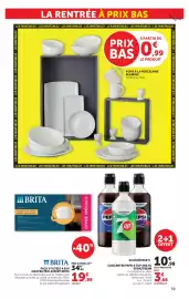 Catalogue Super U page 39: FOIRE A LA PORCELAINE BLANCHE €0,99, Sodastream CONCENTRE PEPSI & 7UP €10,98