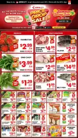 Seafood City weekly ad week 34 Page 1: Chicken Wings €2,49, Sfc breaded calamari ring €14,99