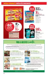 Catalogue Hyper U page 10: HARIBO Bonbons Back to Cool €3,93, CARTE NOIRE CAFE €16,79
