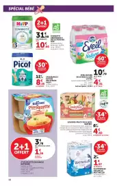 Catalogue Hyper U page 18: BABYBIO GOURDES FRUITS DES 6 MOIS €4,60, Picot Croissance 3 €8,25