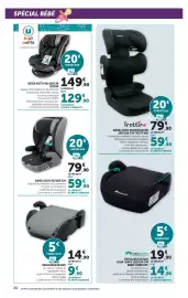 Catalogue Hyper U page 20: SIEGE AUTO 76/150 CM €59,90, Bebeconfort REHAUSSEUR BAS GAIA I SAFE 125/150 CM €14,90