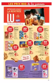 Catalogue Hyper U page 27: COTE D'OR TABLETTES DE CHOCOLAT €9,15, Granola LU €4,89