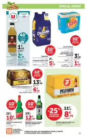 Catalogue Hyper U page 35: WILLIAM LAWSON'S BLLENDED SCOTCH WHISKY €12,06, GRIMBERGEN BLONDE €13,80