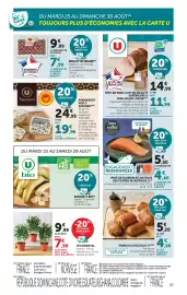 Catalogue Hyper U page 37: Pave de saumon atlantique €4,40, ROQUEFORT AOP U SAVEURS €19,96