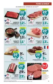 Catalogue Hyper U page 41: Viande Bovine Paleron €13,75, Viande Bovine Française RUMSTECK €12,79