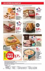 Catalogue Hyper U page 42: AU TORCHON U SAVEURS BLEU-BLANC-CŒUR €14,49, POULET RÔTI €10,99