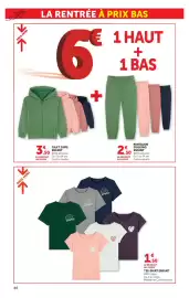 Catalogue Hyper U page 46: TEE-SHIRT ENFANT €1,50, PANTALON JOGGING ENFANT €2,50