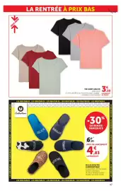 Catalogue Hyper U page 47: TEE SHIRT ADULTE €3,50, Collection Mules adultes humoristique €4,83