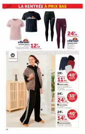 Catalogue Hyper U page 48: Ellesse TEE SHIRT ADULTE €12,90, Ellesse LEGGING FEMME €24,90