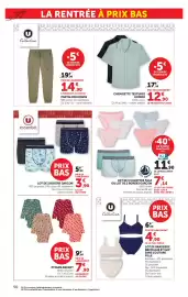 Catalogue Hyper U page 50: PYJAMA ENFANT €7,90, CHEMISETTE TEXTUREE HOMME €12,90