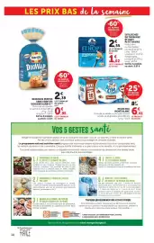 Catalogue U Express page 10: RECRE OLE MONT BLANC €6,41, PETIT NAVIRE EFFILOCHES DE THON MSC €3,57