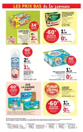 Catalogue U Express page 5: BRIDELICE Crème Fouettée €3,80, Yoplait Perle de Lait €1,68