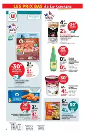Catalogue U Express page 6: U Bâtonnets panés de poisson croustillants €3,13, HAAGEN DAZS Creme glacee €4,26