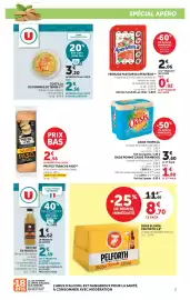 Catalogue U Express page 7: PASO Préfou €2,56, Aperivrais Fromage Pasteurise €2,88