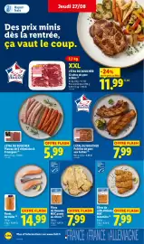 Catalogue Lidl semaine 35 page 10: Filets de limande MSC panés €7,99, L'ÉTAL DU BOUCHER €5,99