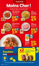 Catalogue Lidl semaine 35 page 11: L'ÉTAL DU VOLAILLER Aiguillettes de poulet panées €3,35