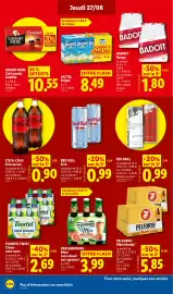 Catalogue Lidl semaine 35 page 18: PELFORTH Bière blonde €5,85, Perlembourg Bière sans alcool aux agrumes €3,99