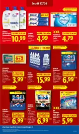 Catalogue Lidl semaine 35 page 19: Finish Ultimate plus €6,99, Head&shoulders Shampooing €10,99