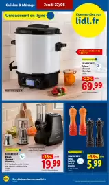 Catalogue Lidl semaine 35 page 30: SILVERCREST Râpe à légumes électrique €19,99