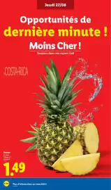 Catalogue Lidl semaine 35 page 4: Ananas €1,49