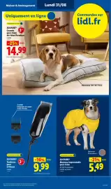 Catalogue Lidl semaine 35 page 47: ZOOFARI Manteau imperméable pour chien €5,49