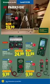 Catalogue Lidl semaine 35 page 50: PARKSIDE Pince pour écrous à sertir avec accessoires €24,99