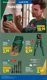 Catalogue Lidl semaine 35 page 51: PARKSIDE Set de pince à dénuder automatique €6,99