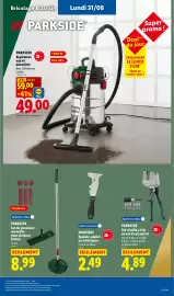 Catalogue Lidl semaine 35 page 53: PARKSIDE Spatule, platoir ou mélangeur €2,49