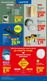 Catalogue Lidl semaine 35 page 55: PARKSIDE Clé à cliquet sans fil €29,99, 3M Ruban adhésif toilé €2,99
