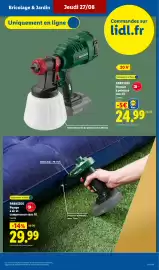 Catalogue Lidl semaine 35 page 7: PARKSIDE Pistolet à peinture sans fil €24,99