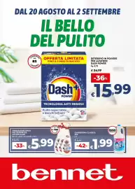 Volantino Bennet Pagina 1: Dash+ Power €15,99, Candeggina classica Ace €1,99