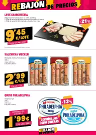 Folleto AhorraMas semana 34 Página 10: Wecken salchicha wecken €2,99, Philadelphia queso €1,99
