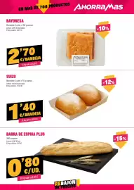 Folleto AhorraMas semana 34 Página 11: Barra de espiga plus €0,80, Suizo €1,40
