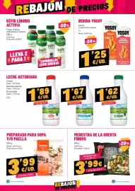 Folleto AhorraMas semana 34 Página 14: Activia kéfir líquido €1,79, Yosoy avena o avena 0% azúcar €1,25