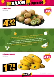 Folleto AhorraMas semana 34 Página 6: Kiwi zespri €4,99, Plátano Canario €1,79