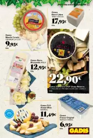 Folleto Gadis semana 34 Página 13: Granja la Luz Queso Mezcla Curado €9,95, Burgo Arias Queso Fresco Original €6,95