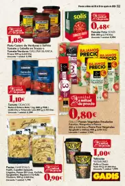 Folleto Gadis semana 34 Página 27: Pastas GAROFALO €0,90, Cidacos tomate €1,10
