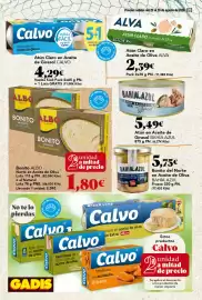 Folleto Gadis semana 34 Página 28: Albo bonito del norte €1,80, Bahía Azul atún en aceite de girasol €5,49