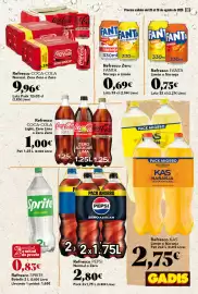 Folleto Gadis semana 34 Página 33: Pepsi refresco zero azucar €2,80, Fanta refresco zero naranja o limón €0,69
