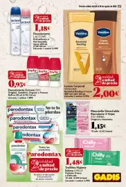 Folleto Gadis semana 34 Página 47: Vaseline loción corporal essential healing o cacao €2,00