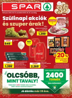 Spar (érvényes eddig: 26-08)