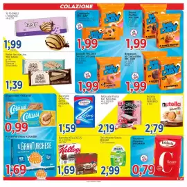 Volantino Market Ingross Pagina 3: Barrette Kellogg's €1,69, Nutella biscuits FERRERO €2,79
