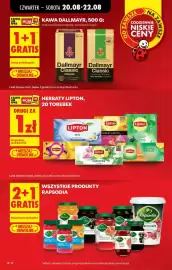 Biedronka gazetka tydzień 34 Strona 12: Herbaty Lipton €1,00